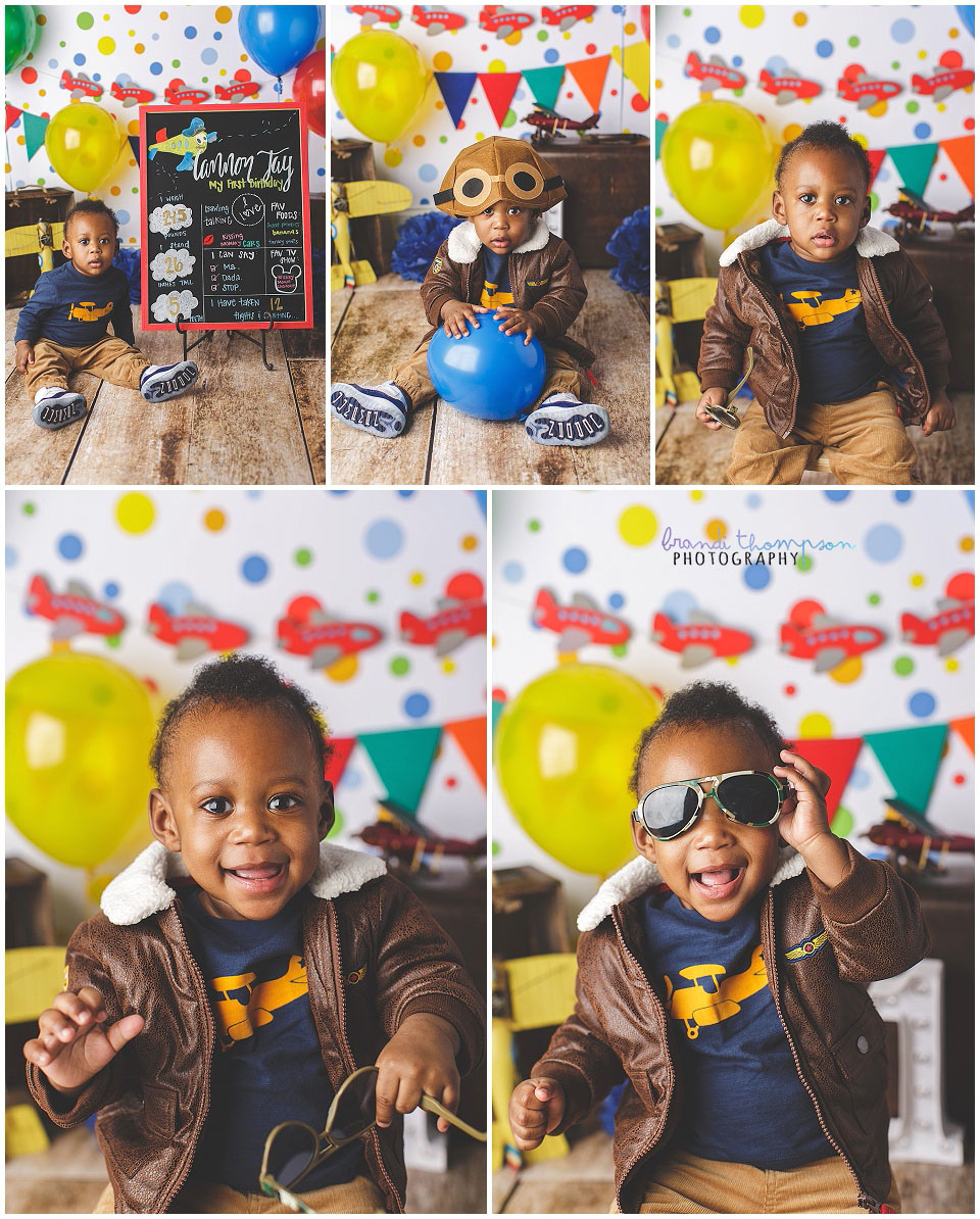 plano cake smash photographer, airplane cake smash, frisco photographer